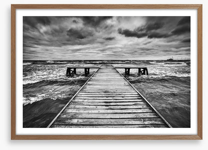 The old jetty and the storm