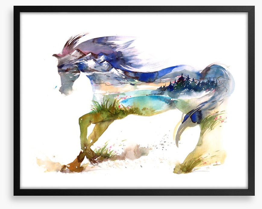 Travelling horse
