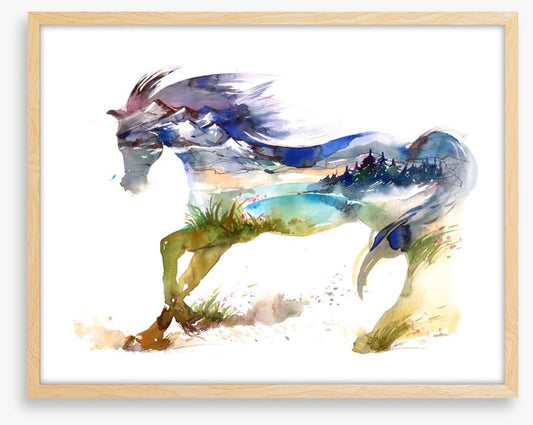 Travelling horse