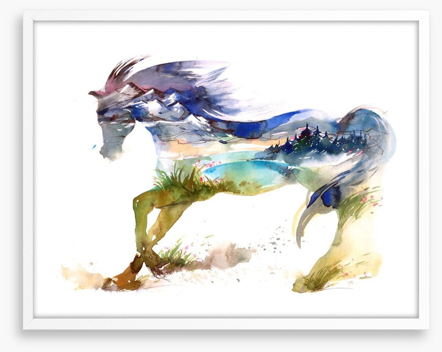 Travelling horse