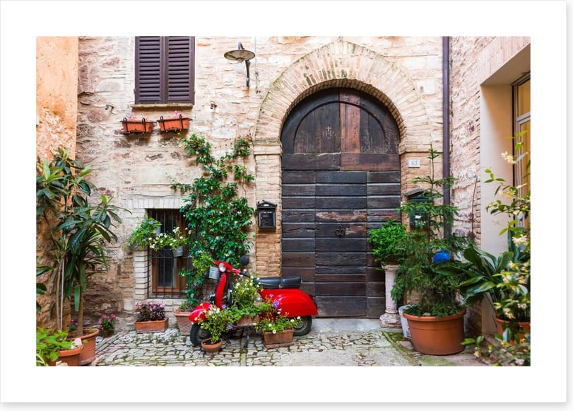 Classic courtyard