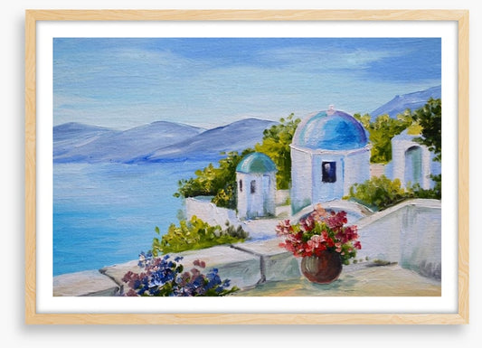 House near the sea, Santorini