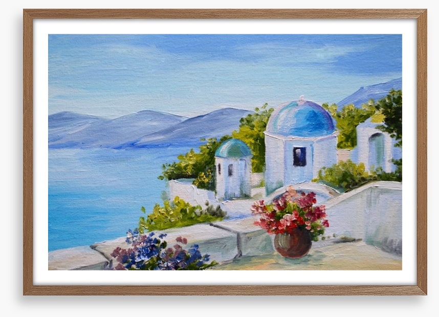 House near the sea, Santorini