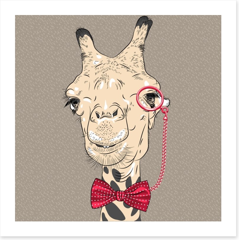 The old giraffe