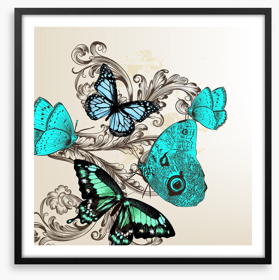Fluttering blues