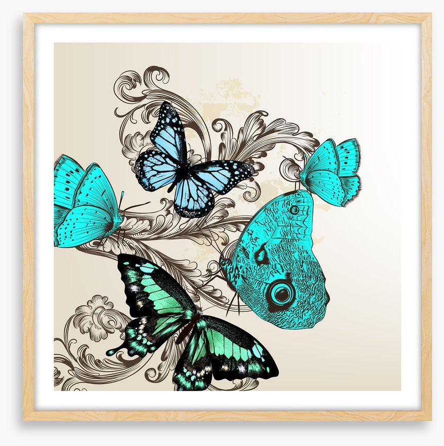 Fluttering blues