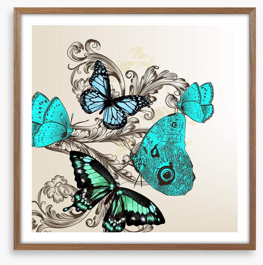 Fluttering blues
