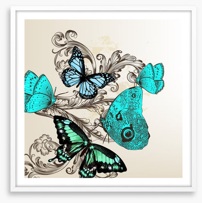 Fluttering blues