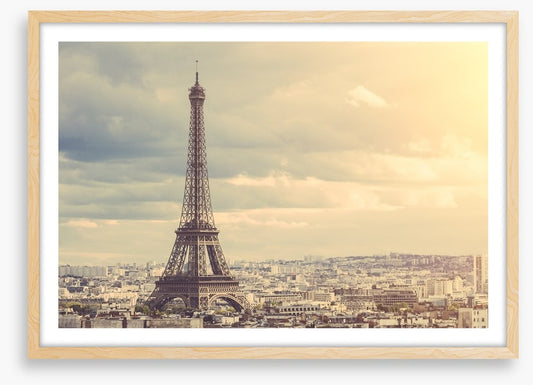 The towering Eiffel Tower
