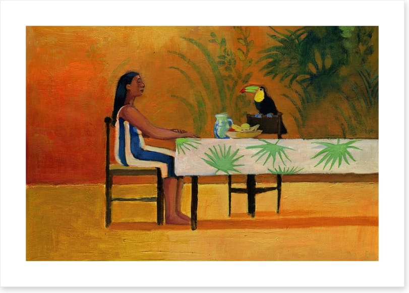 Dinner with the toucan