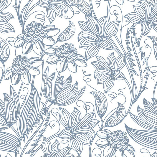 Blue line blooms