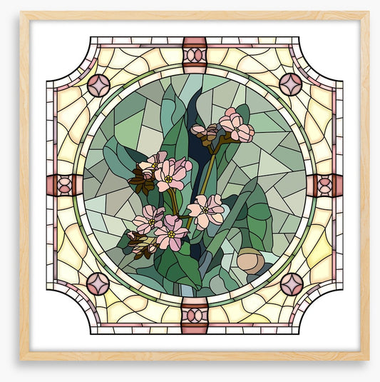 Pink blossom art nouveau