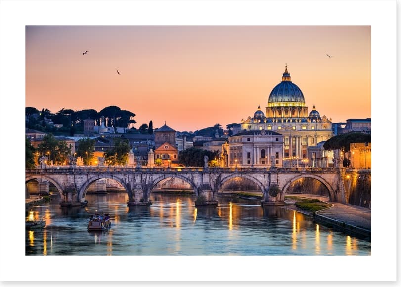 Lights of the Basilica St Peter, Rome
