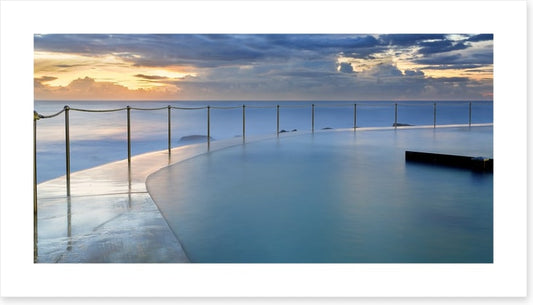 Sunrise at Bronte pool