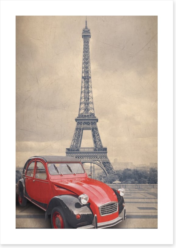 A vintage red