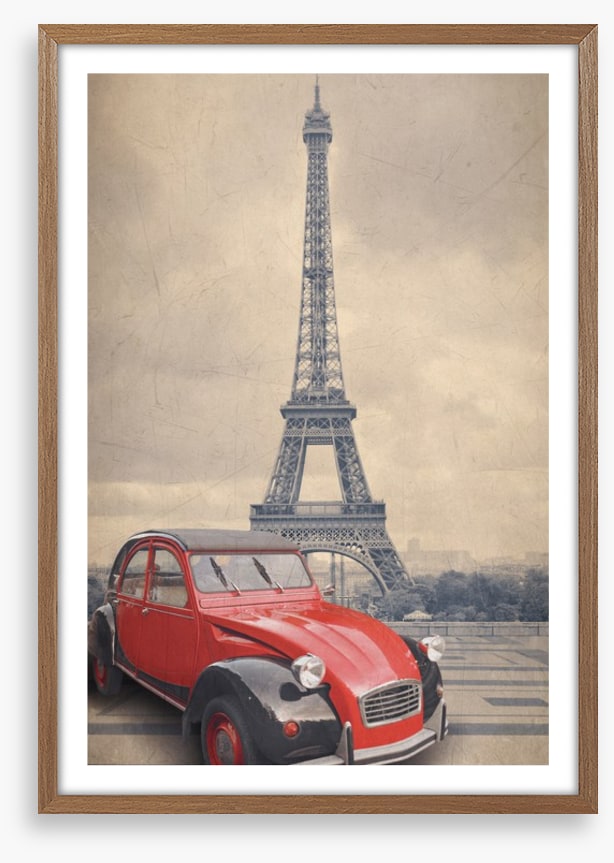 A vintage red