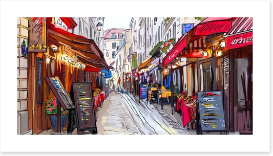 The cafe street