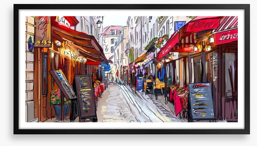 The cafe street