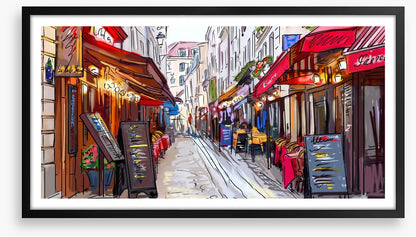 The cafe street