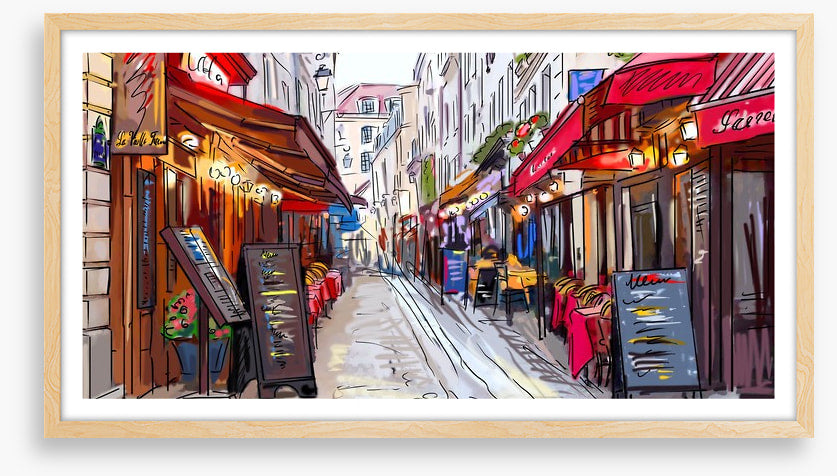 The cafe street