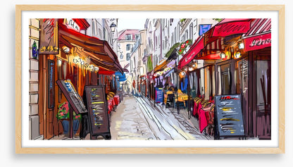 The cafe street