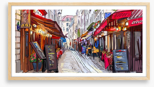 The cafe street