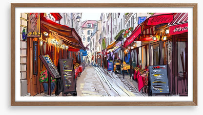 The cafe street