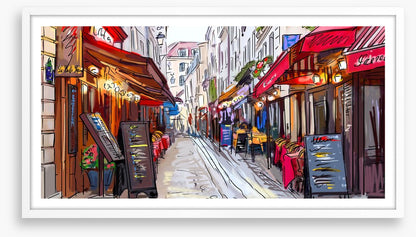 The cafe street