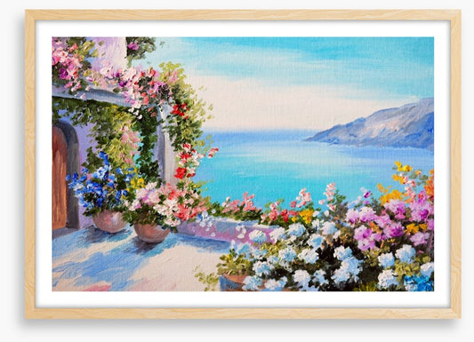 Garden by the sea