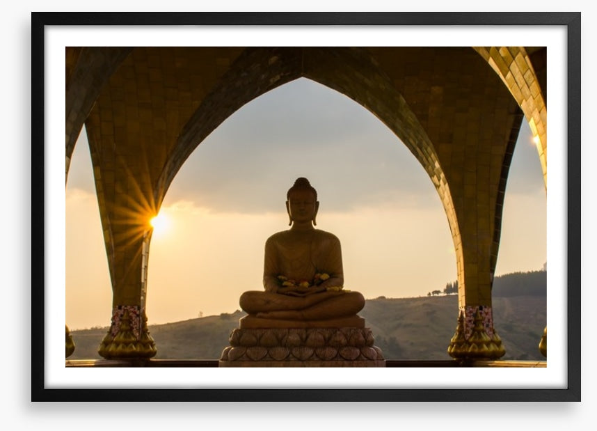 Buddha beneath the arch