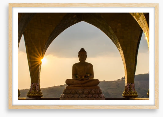 Buddha beneath the arch