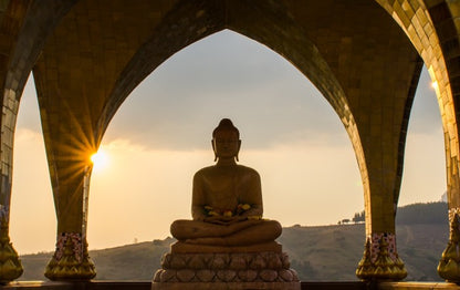 Buddha beneath the arch
