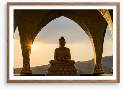 Buddha beneath the arch