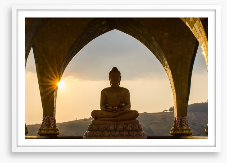 Buddha beneath the arch