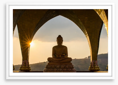 Buddha beneath the arch