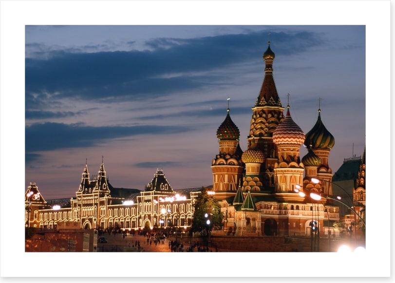 Red Square dusk, Moscow