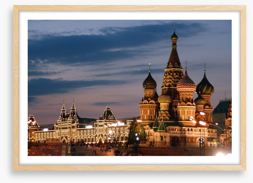 Red Square dusk, Moscow