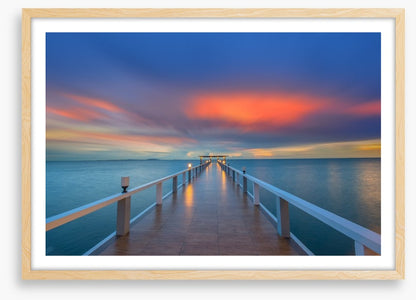 Sunrise over the pier