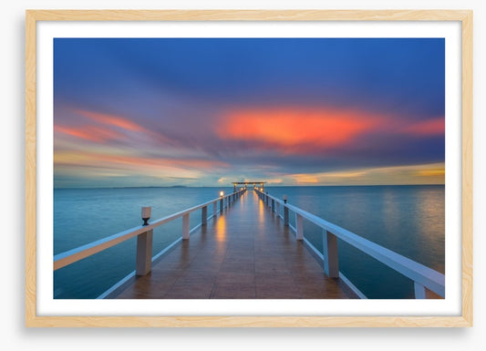 Sunrise over the pier