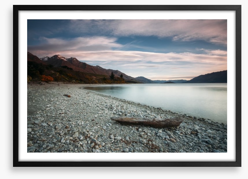 Shore of Lake Wakatipu, New Zealand