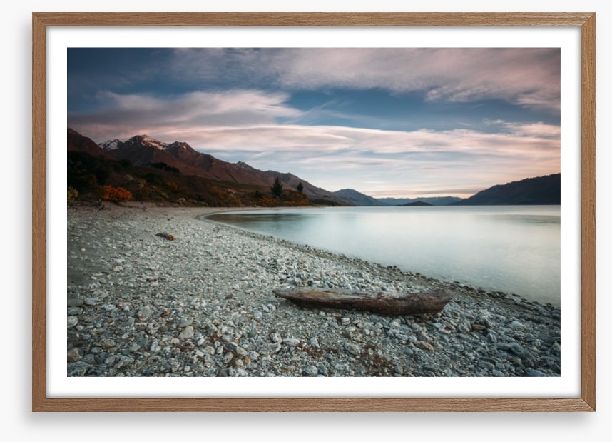 Shore of Lake Wakatipu, New Zealand