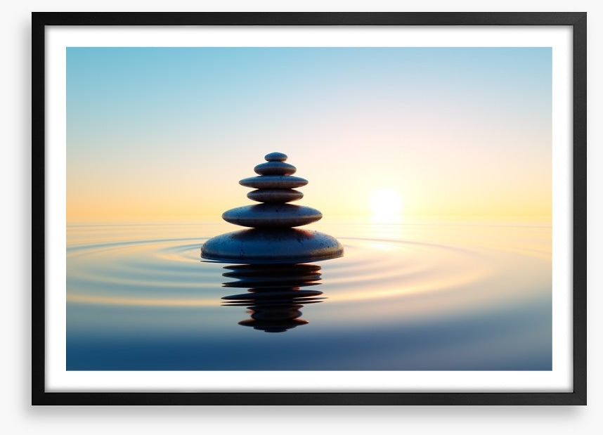 Stone tower at sunrise