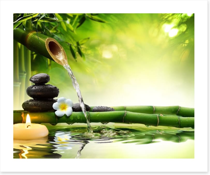 Flowing zen garden