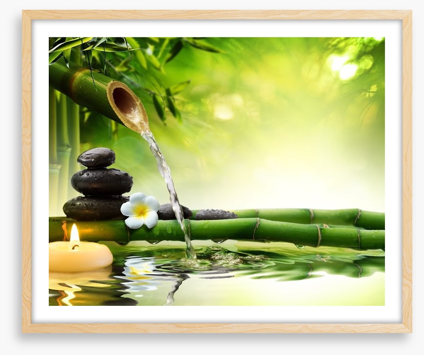 Flowing zen garden