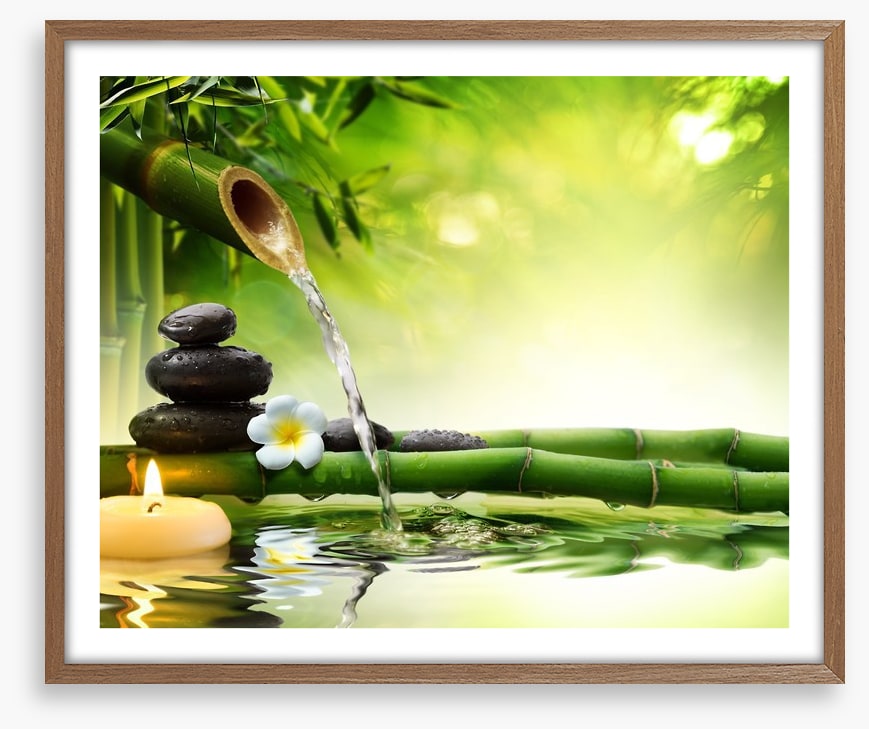 Flowing zen garden