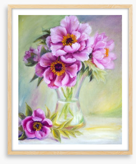 Peonies in a vase