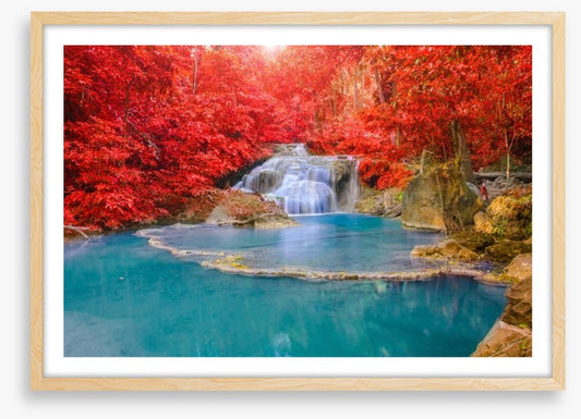 Autumn at Erawan waterfall