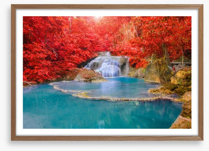 Autumn at Erawan waterfall