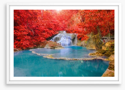 Autumn at Erawan waterfall