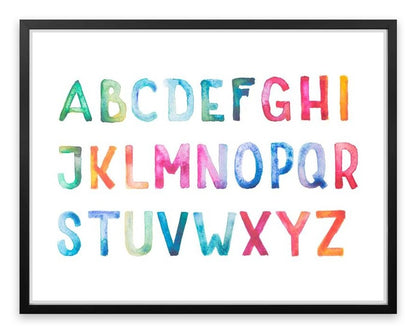 Rainbow letters